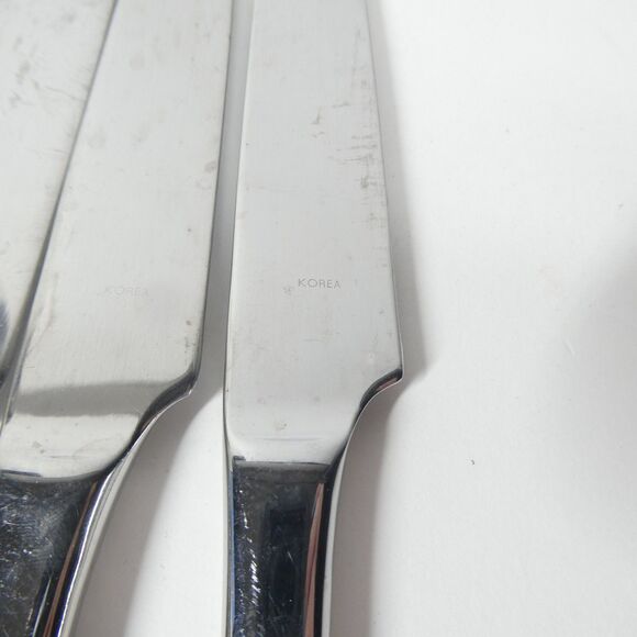 Robert Welch Ammonite 6 Knives Stainless Flatware Lot Helmick - Picture 4 of 7